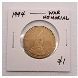 1994 War Memorial Loonie