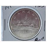 1965 Canada One Dollar Coin