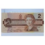 1986 Canada Two Dollar Bill
