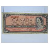 1954 Canada Two Dollar Bill