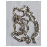 925 Sterling Silver 26' Necklace