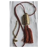 Chico's Cord Tassel Necklace
