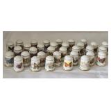(33) 1979 Helen Hall Butterfly Sewing Thimbles
