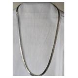 Herringbone Sterling Silver 925 Necklace