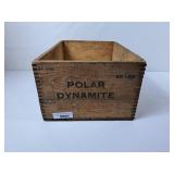 Vintage Polar Dynamite Wood Crate - Great