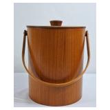 Beautiful Vintage Mid Century Teak Ice Bucket