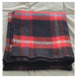 Vintage Ayers Rough Rider Wool Plaid Throw