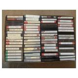 Country and Rock Mixed Cassette Tapes
