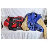 Gym bag with hires safety vests And Welding