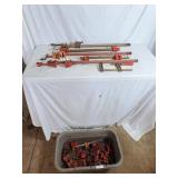 Variety of Bar and Pipe Clamps longest bar 32"