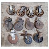 Metal and Plastic Castor Wheels