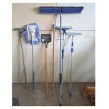 Broom, scraper, squeegee, mop, garden hoe, Handle