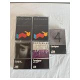 Five Foreigner Cassette Tapes