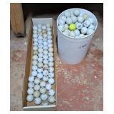 Quantity of golf balls.