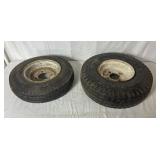 Two Trailer Tires, Firestone 5.70/5.00-8 and