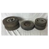 Three Lawnmower Tires, Air King 10x2.7 Tire and