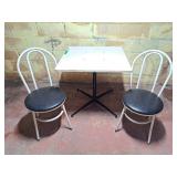 Table and 2 chairs
