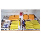Box of Welding glass lens, Car shams ,flashlight,
