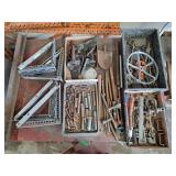 Wall brackets assortment of hardware Allen keys