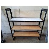 Homemade Angle Iron Shelf Unit *Perfect For Vinyl