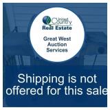 Shipping not offered at this sale
