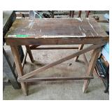Wood work table