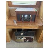 Wooden Music Center with Original Box