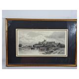 E. Duncan "Windsor Castle" Print 24"Lx16"H