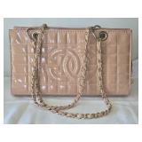 Vintage Chanel-Style Double Chain Quilted Handbag