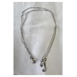 White Gold 10K Chain with 10K Pendent