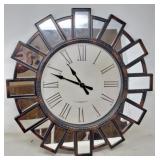 Elegant Mirrored 20" wall clock