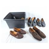 4 pairs of mens Salvatore Ferragamo shoes. Apporx