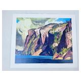 A.J Casson Print "Bon Echo Rock" - 24"Wx20"