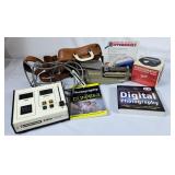 Vintage Photography Development Equipment, Books,
