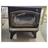 Lopi Cast Wood Stove - 23"Wx21"Dx27"H