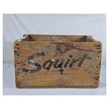 Vintage Squirt Wooden Pop Crate