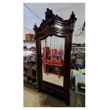 Stunning 8 Foot Tall Ornate Antique Wardrobe -