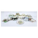 Collection of Tiny Tea Cups & Saucers