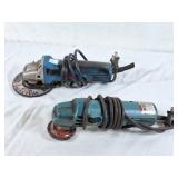 Makita disc grinder and ryobi grinder. 4 1/2"