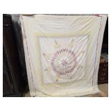 Lovely handmade star quilt. 78" l x 89" h