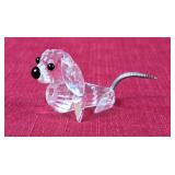 Swarovski Crystal dachshund Dog