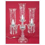 Stunning Crystal Electric Candelabra- Stands