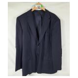 Hugo Boss Navy Blue Super 130 Suit Jacket - Mens