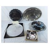 Silhouette Canadian Original" round metal serving