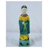 Vintage Chinese Sancai Glazed Ceramic Immortal
