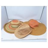 Trio of sun hats. 1 is new with tags