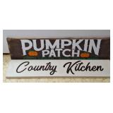 Rustic farm house decorative signs. 30" l x 8" h