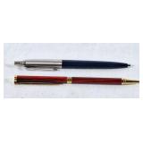 Parker pen and elegant red pen
