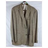 Hugo Boss Wool/Linen Blend Brown Blazer - Stain