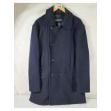 Banana Republic Navy Blue Wool Coat - Mens Large